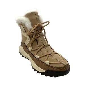 Sorel Women's ONA RMX Glacy Waterproof Boots Canoe/Sea Salt - Medium